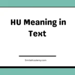 HU Meaning in Text