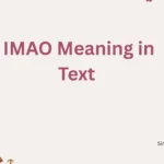 IMAO Meaning in Text 