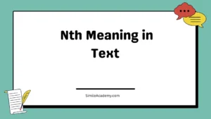 Nth Meaning in Text 