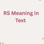RS Meaning in Text 