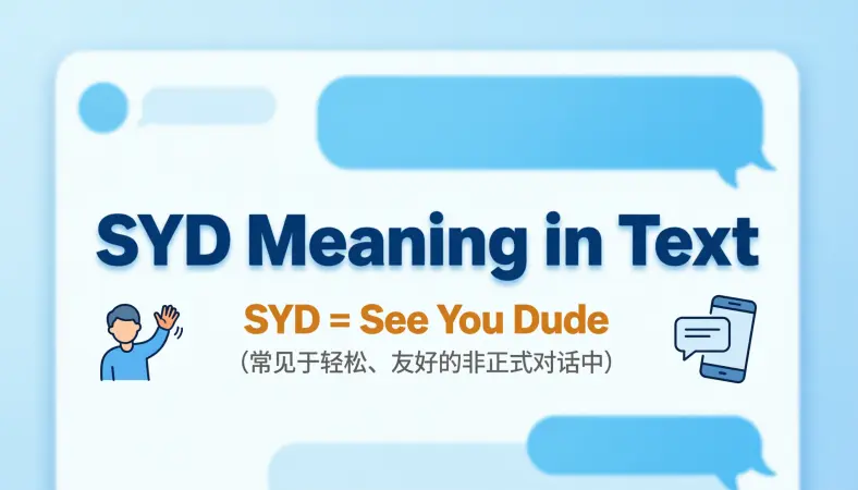 SYD Meaning in Text 