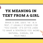YK Meaning in Text 